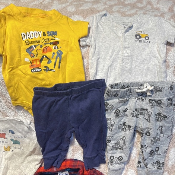 Baby Boy Lot- Carters Size 3 Months - Picture 2 of 7